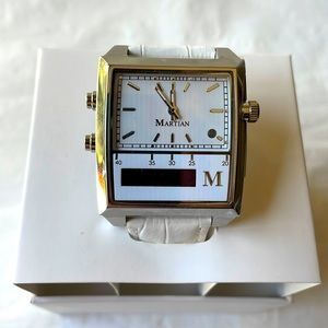 New Martian Passport Voice Command series Smart Watch White / White